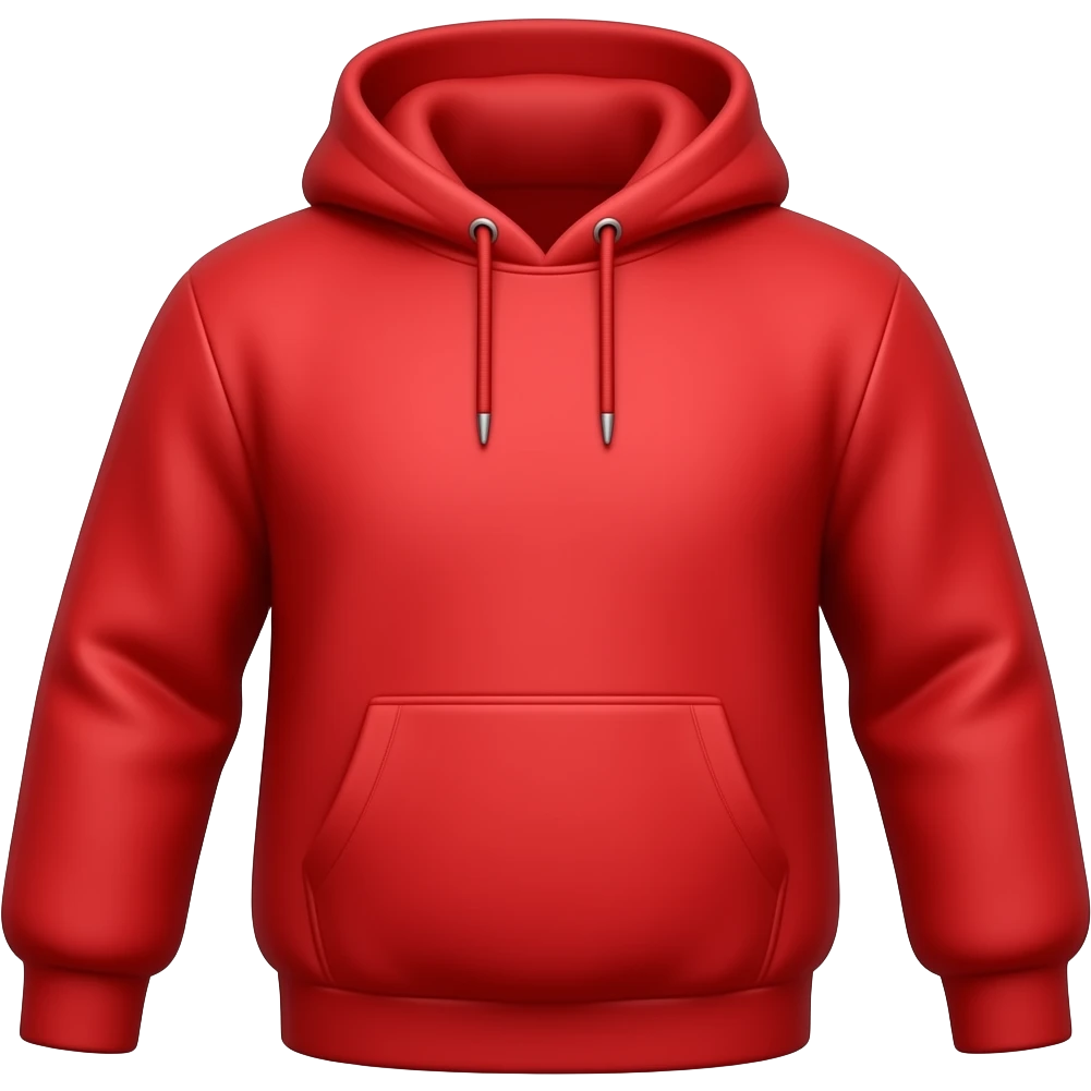 ein roter Hoodie emoji