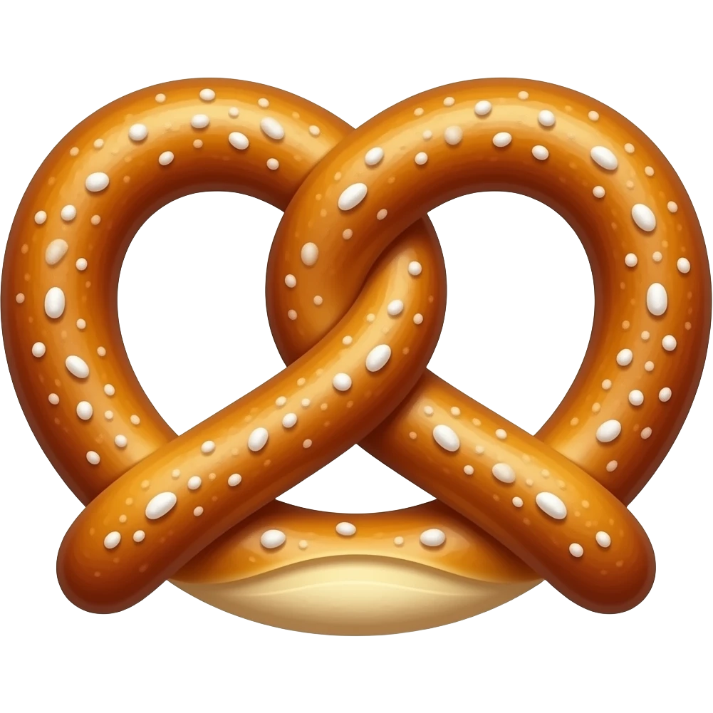 pretzel emoji