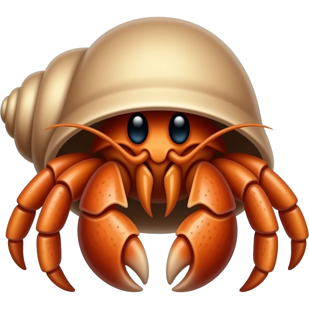 Hermit crab emoji