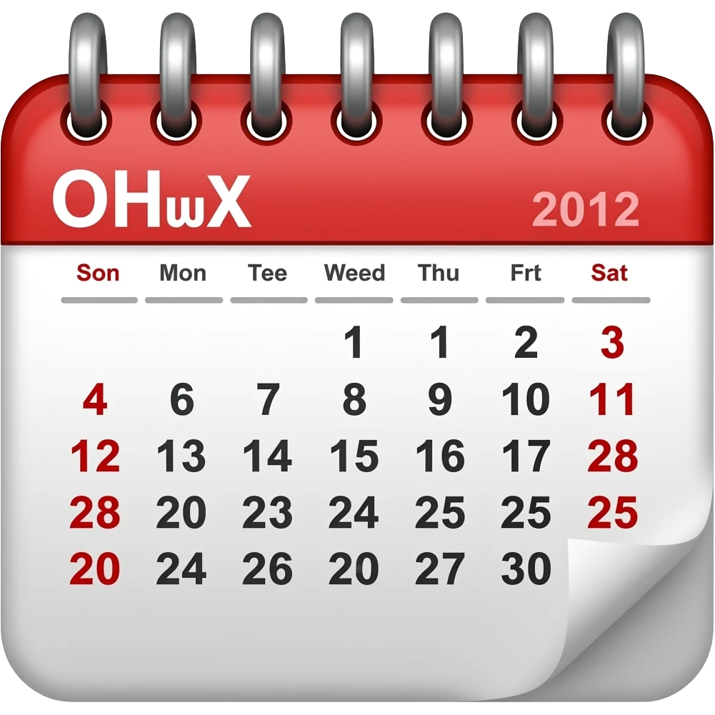 calendar emoji