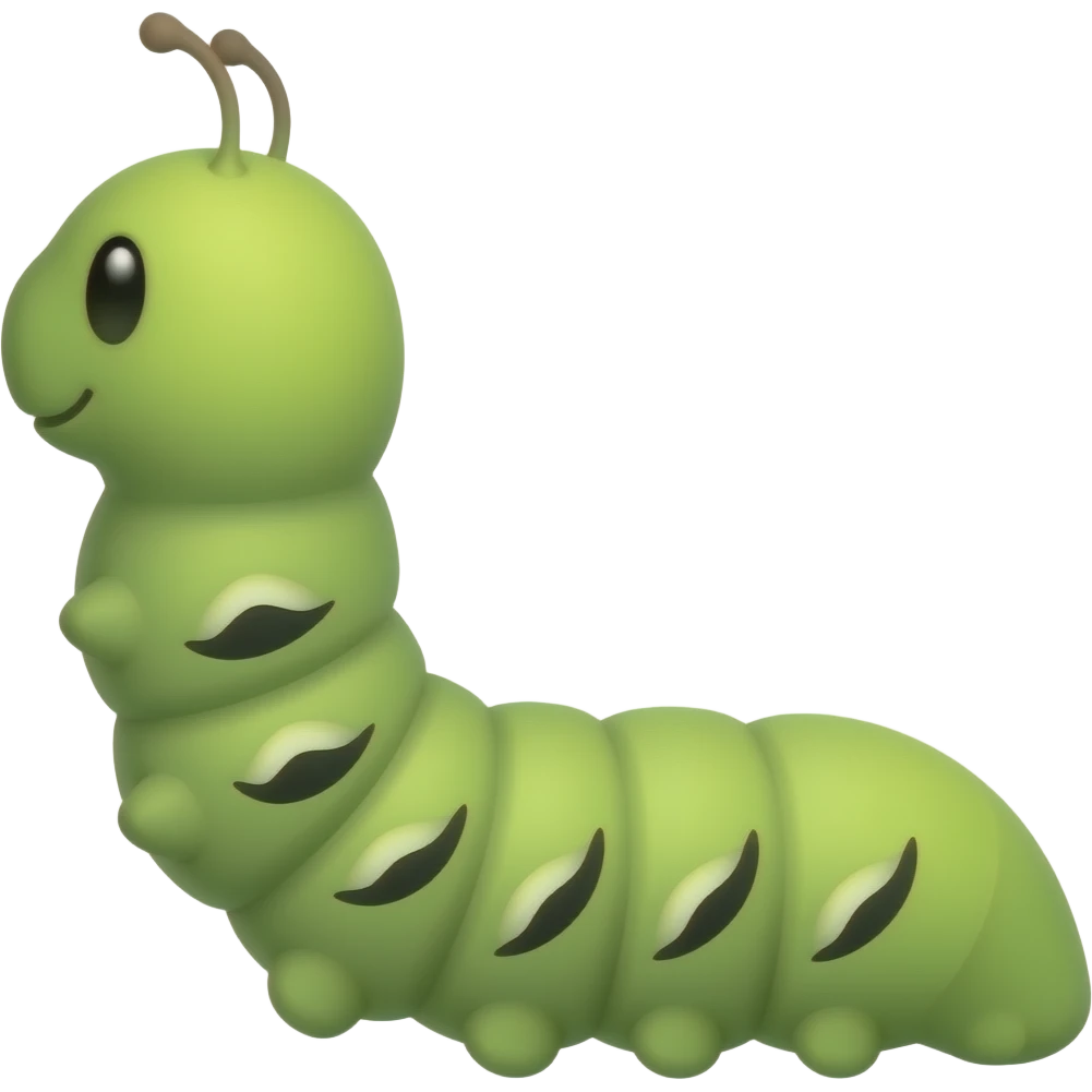 Caterpillar emoji
