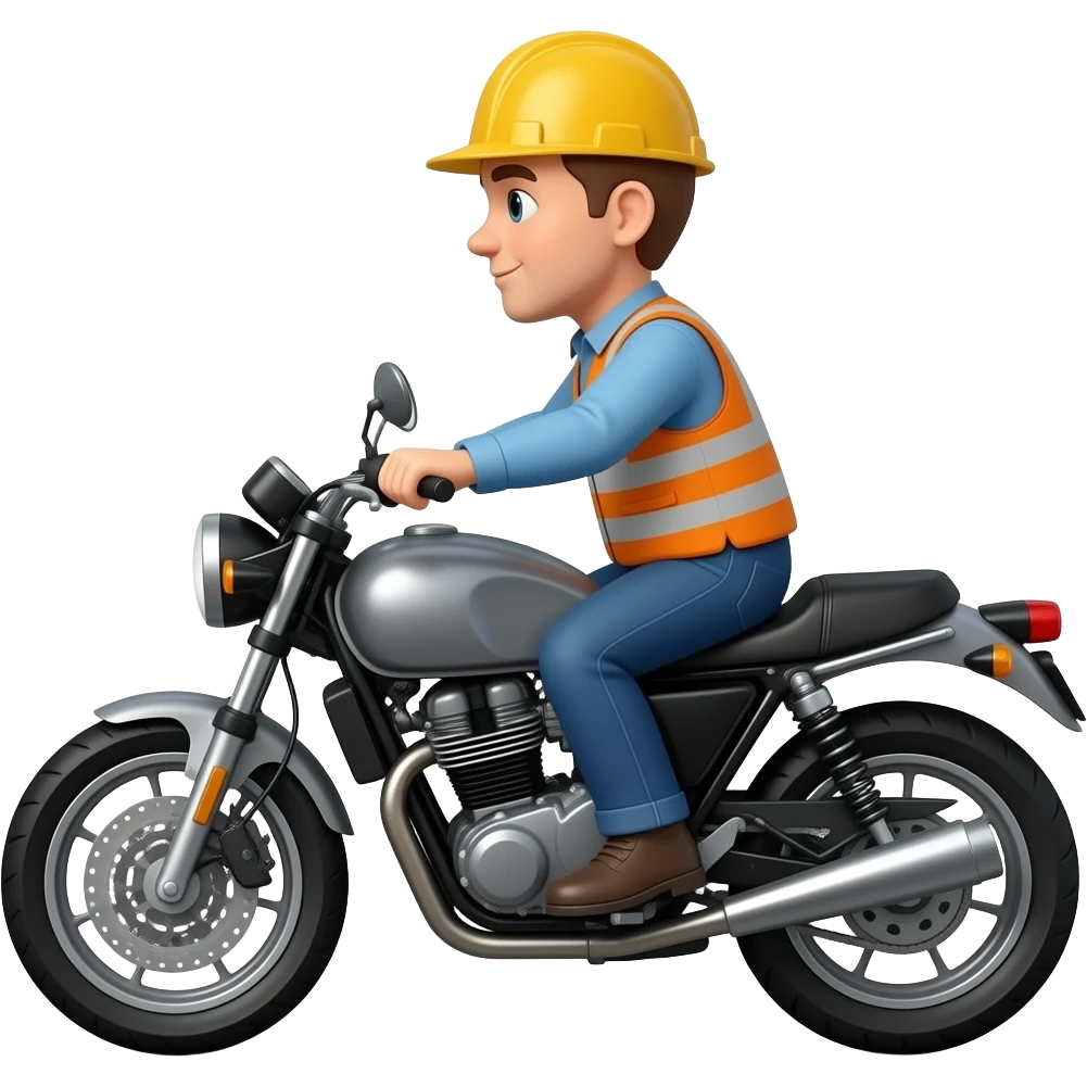 👨🏻‍🏭🏍 emoji