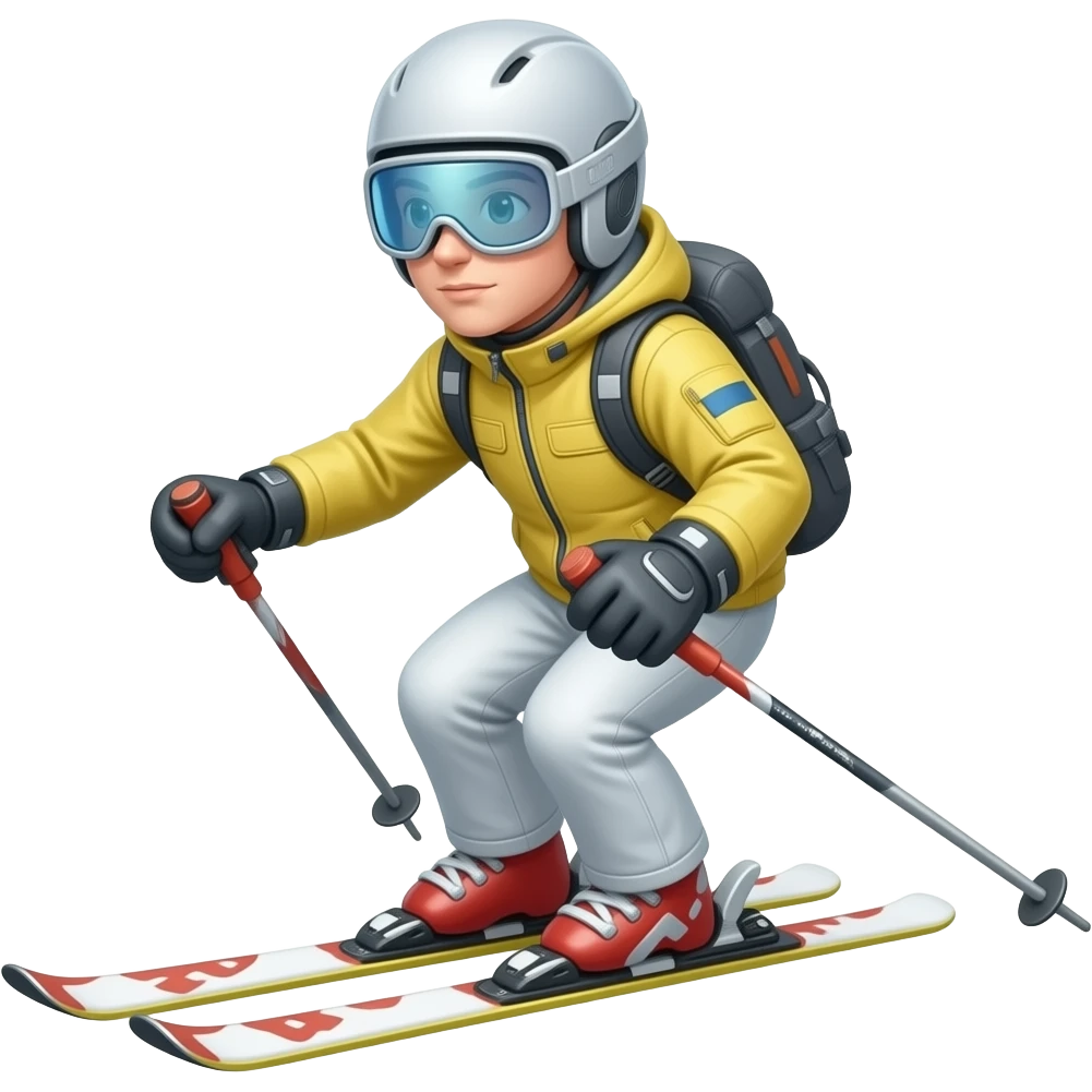 skiing emoji
