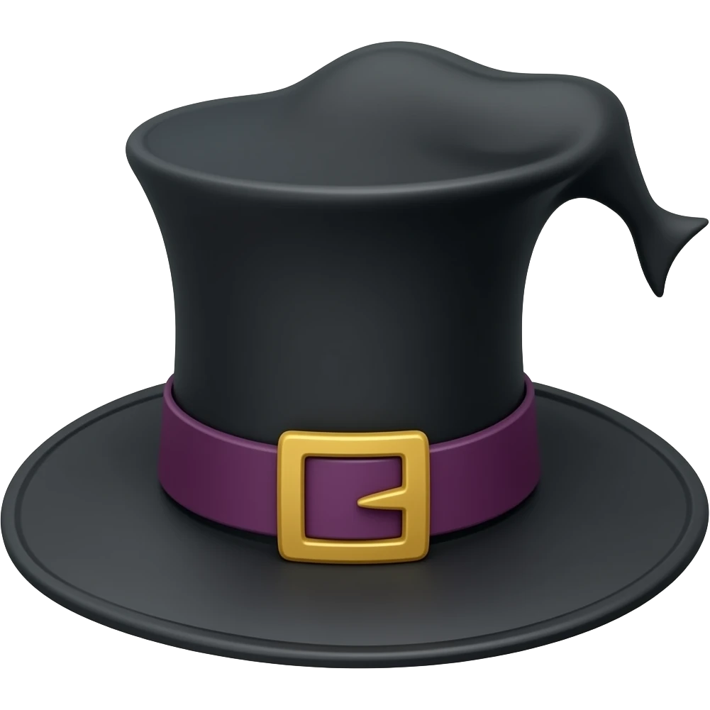 goth hat emoji