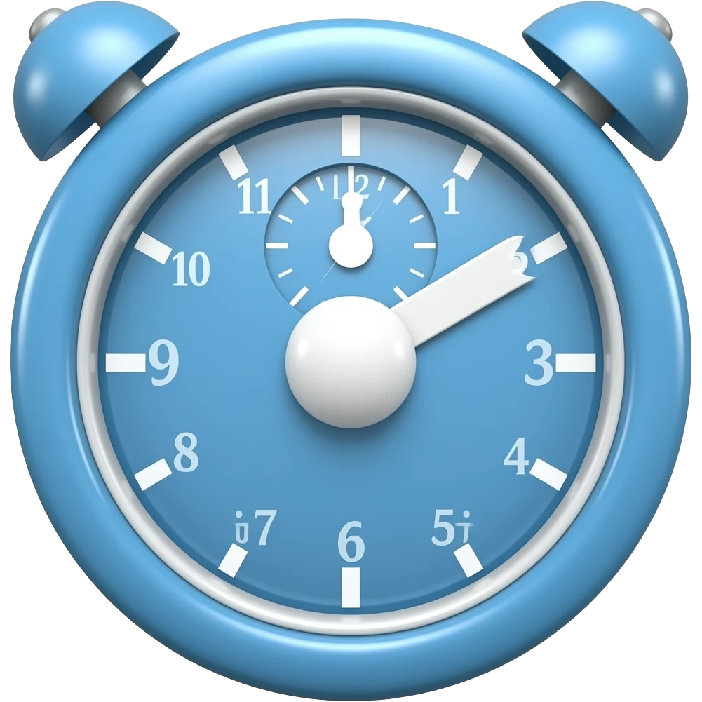 blue Timer emoji