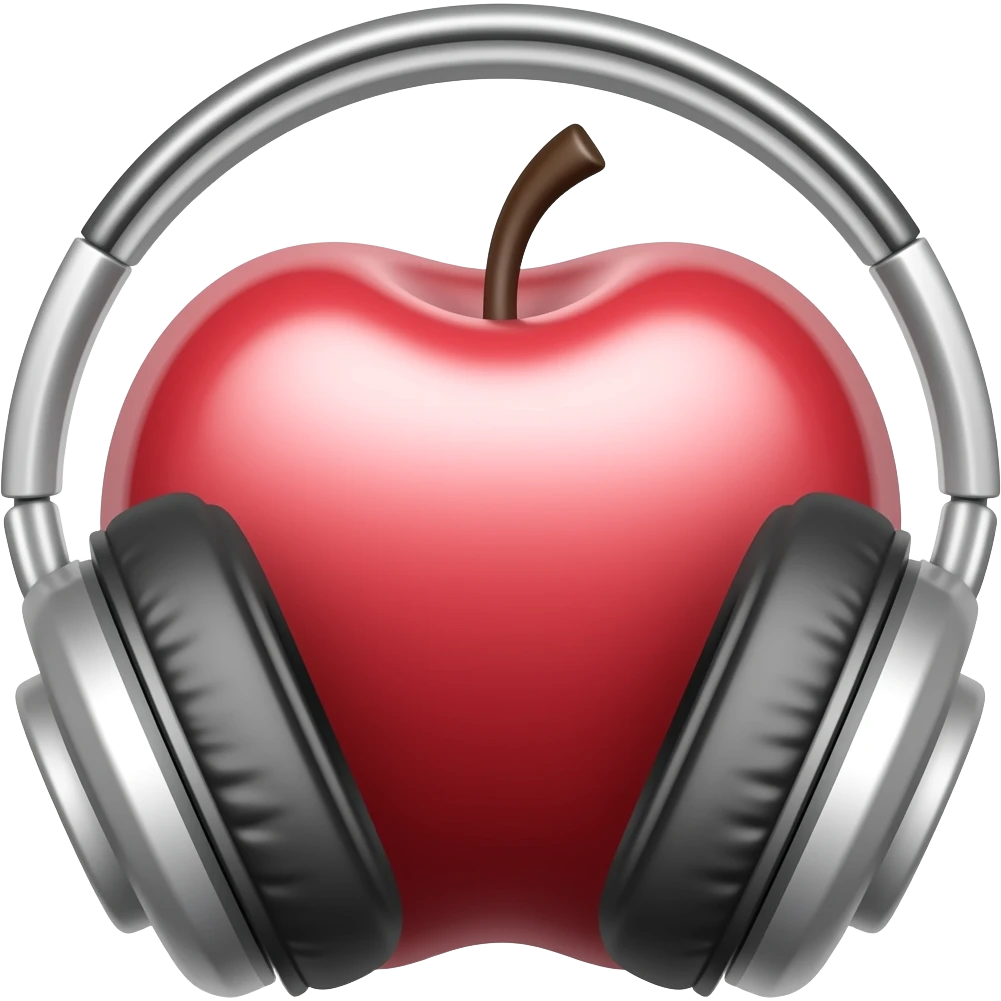 apple headphone emoji