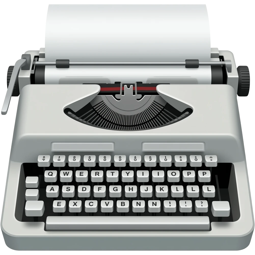 Typewriter emoji