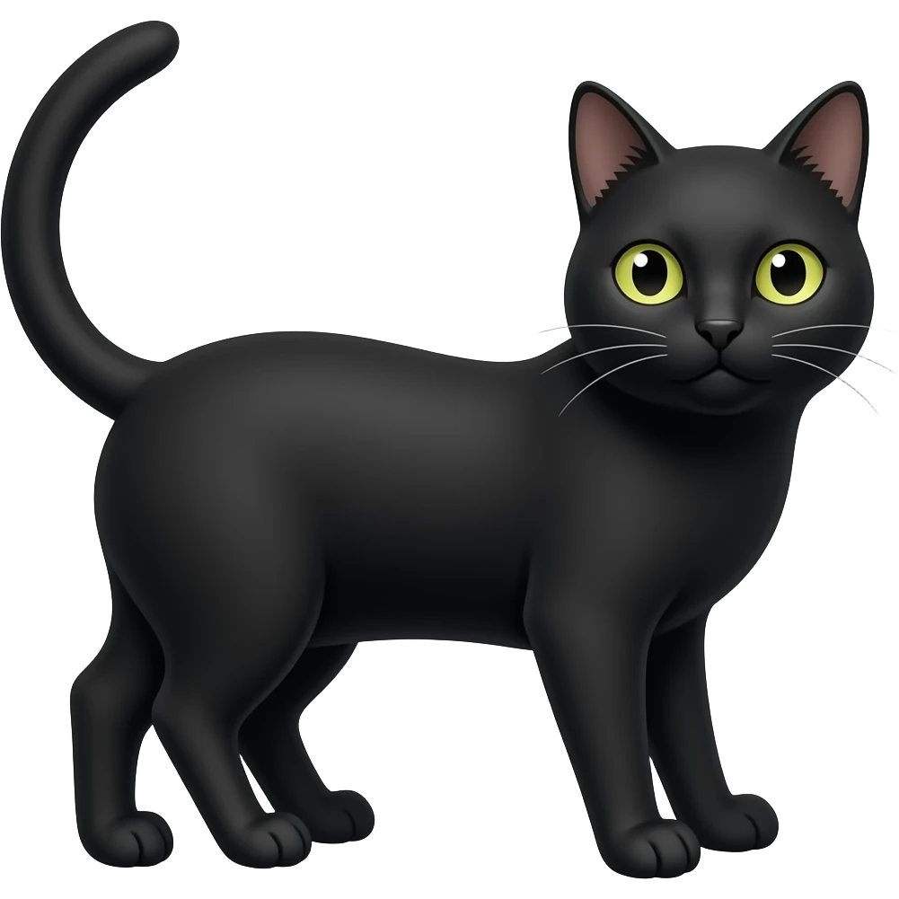 Black cat emoji