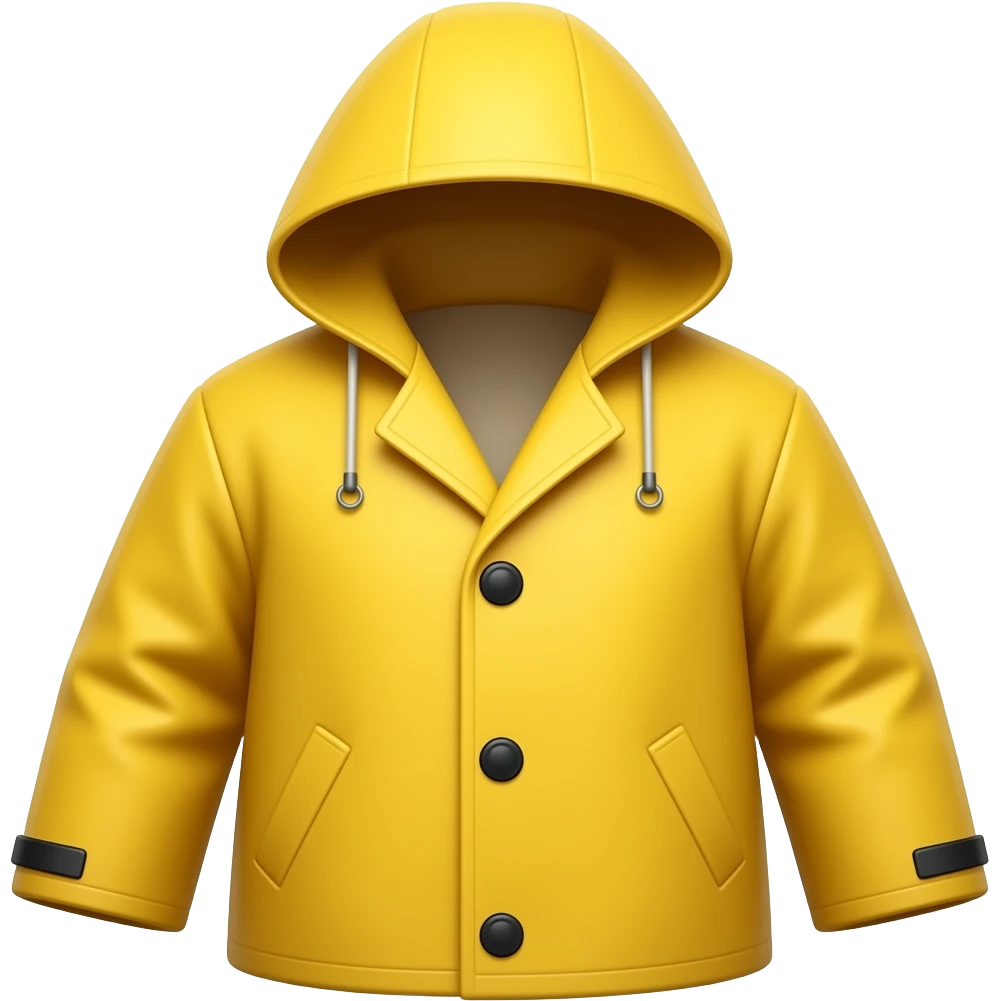 raincoat yellow emoji