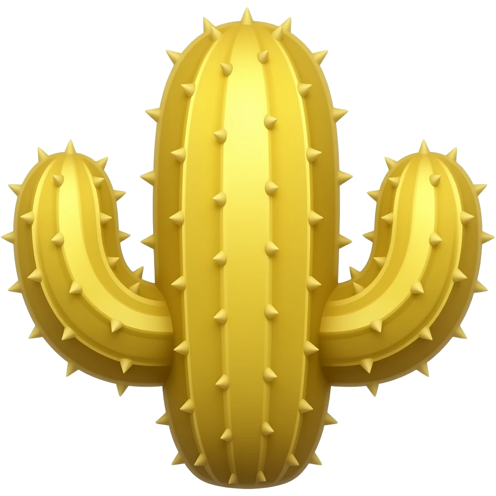 golden cacti emoji