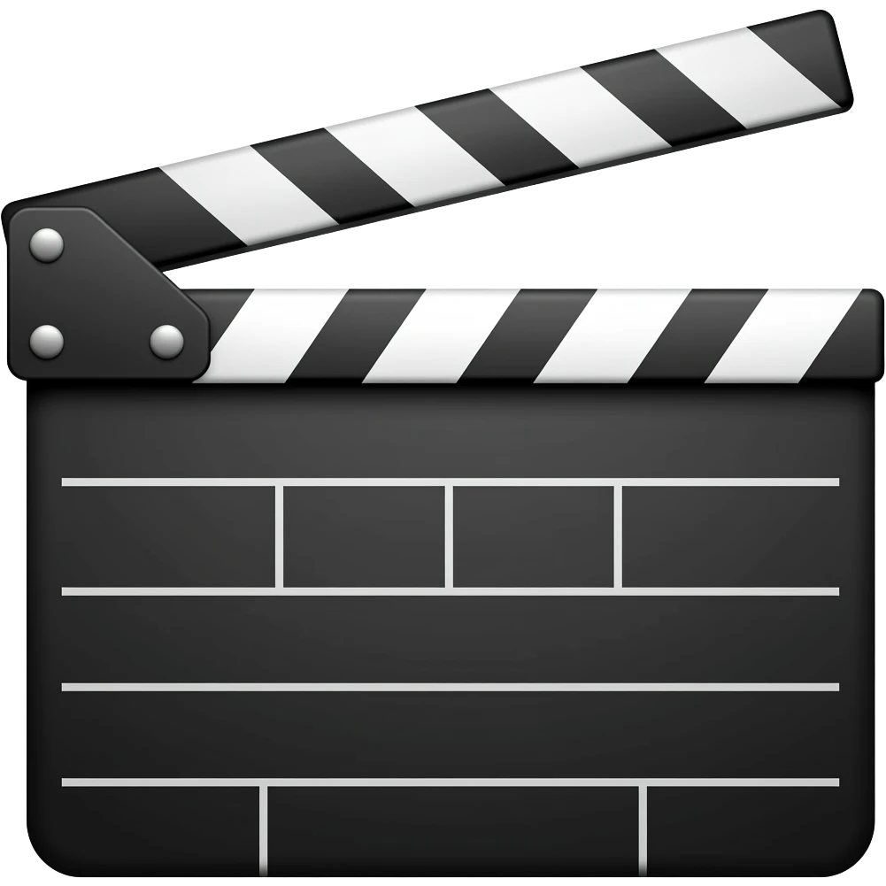 Clapperboard emoji