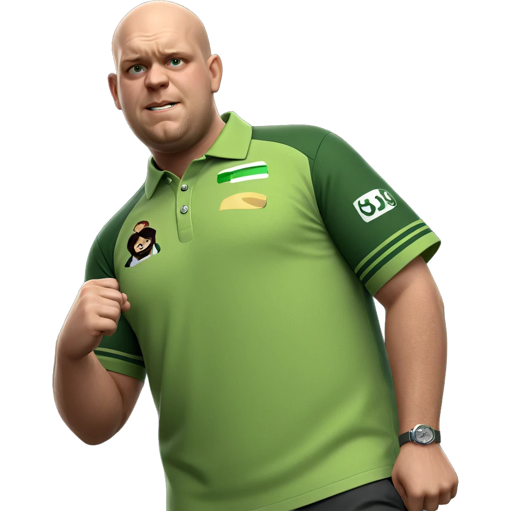 bald man in green polo emoji
