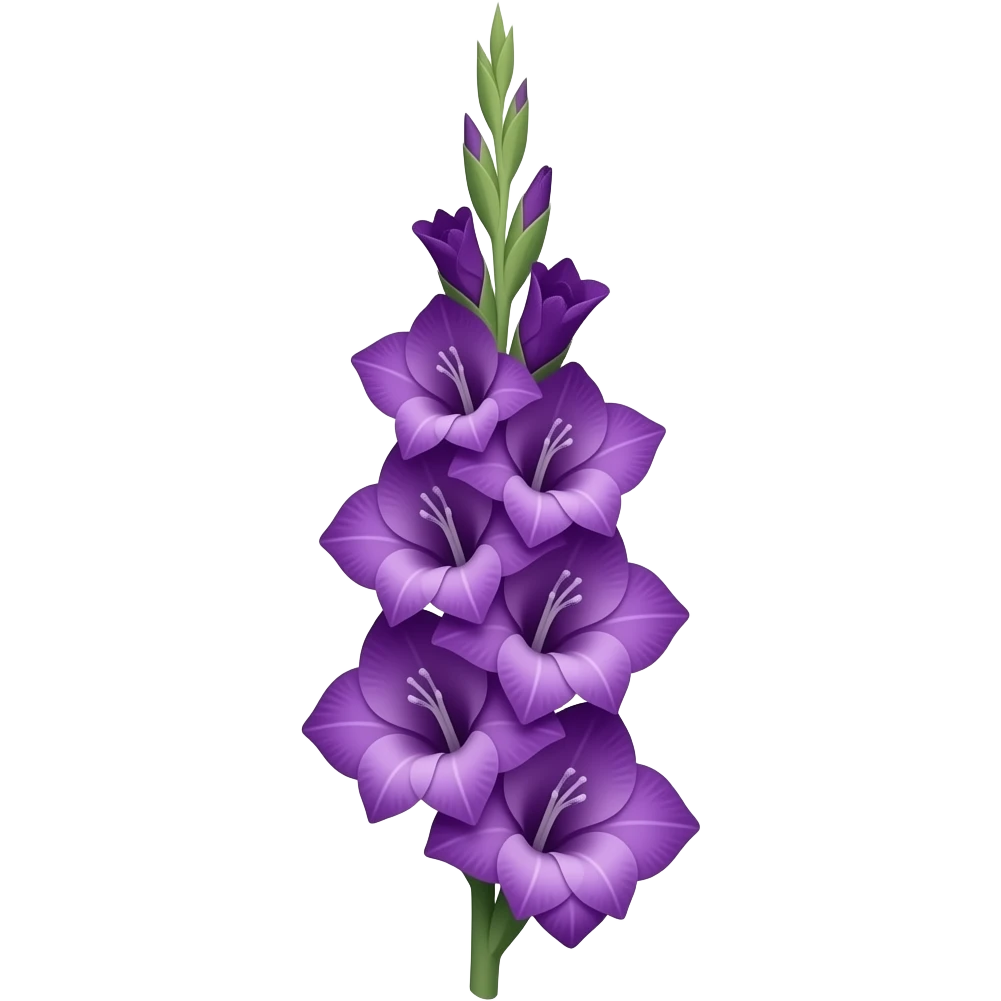 Tall Purple gladiolus emoji
