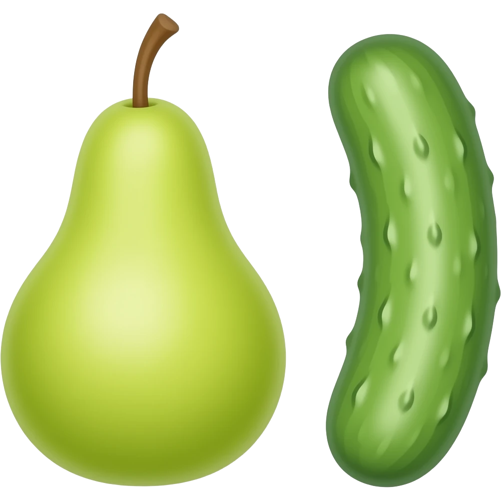 🍑🥒 emoji