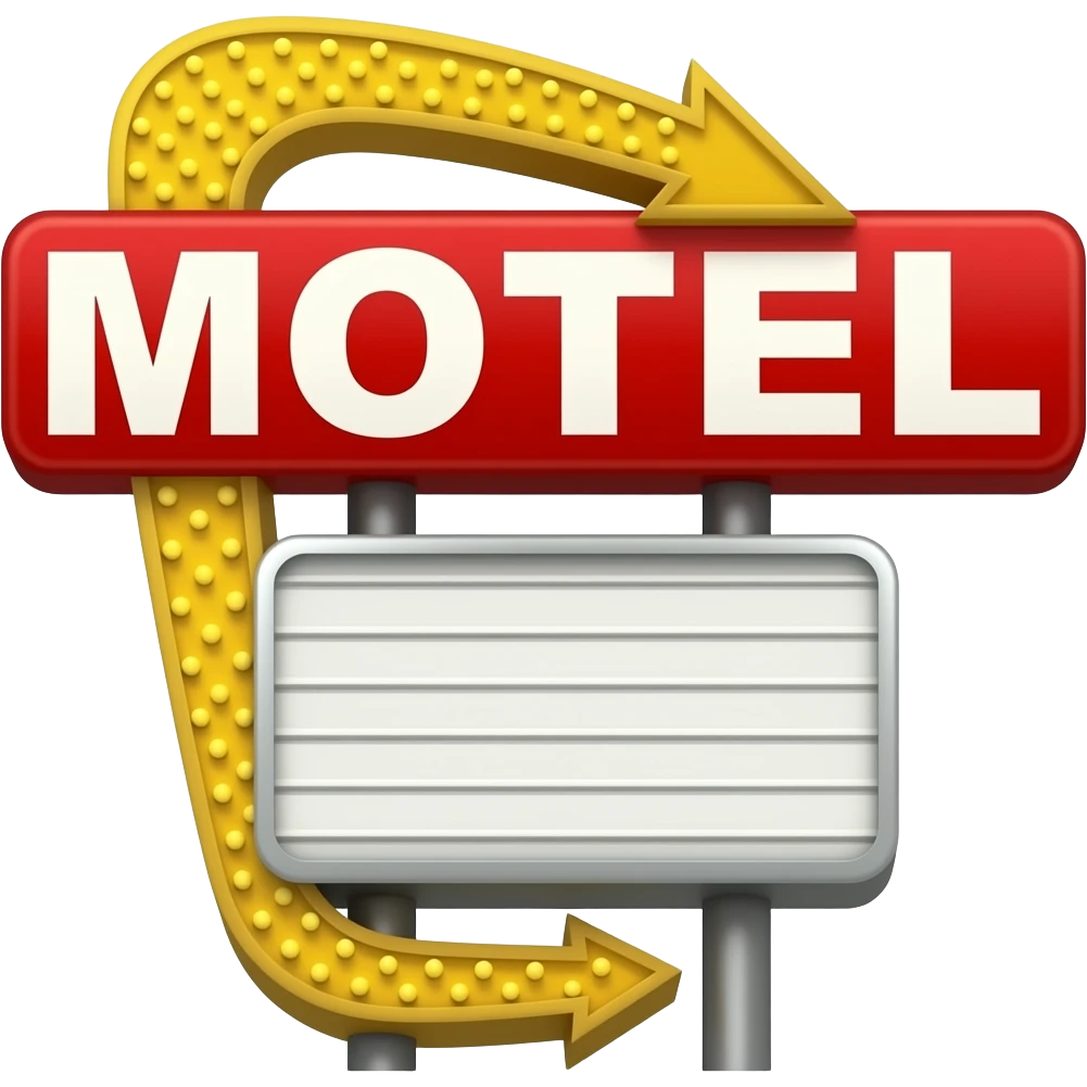 Motel Sign emoji