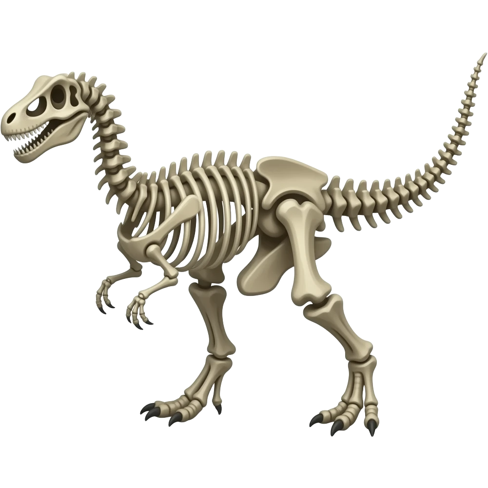 🦖🦴 emoji