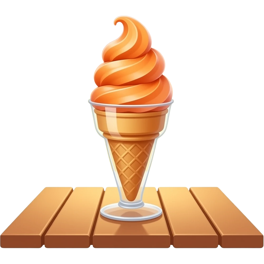 sunset gelato emoji