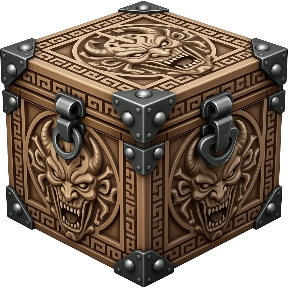 Hellraiser Puzzle Box, cube, emoji