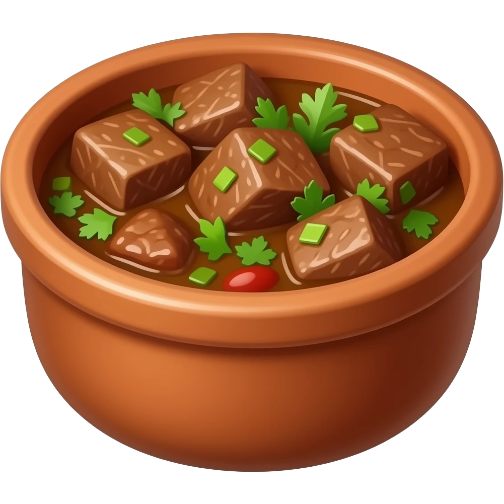 beef stew medieval in a bowl emoji | AI Emoji Generator