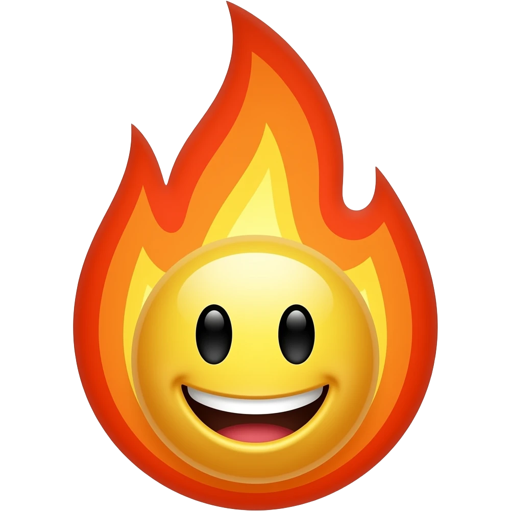 смайлик жары emoji