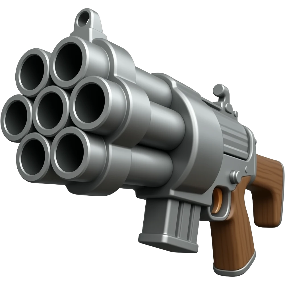 arma com pente de 100 emoji