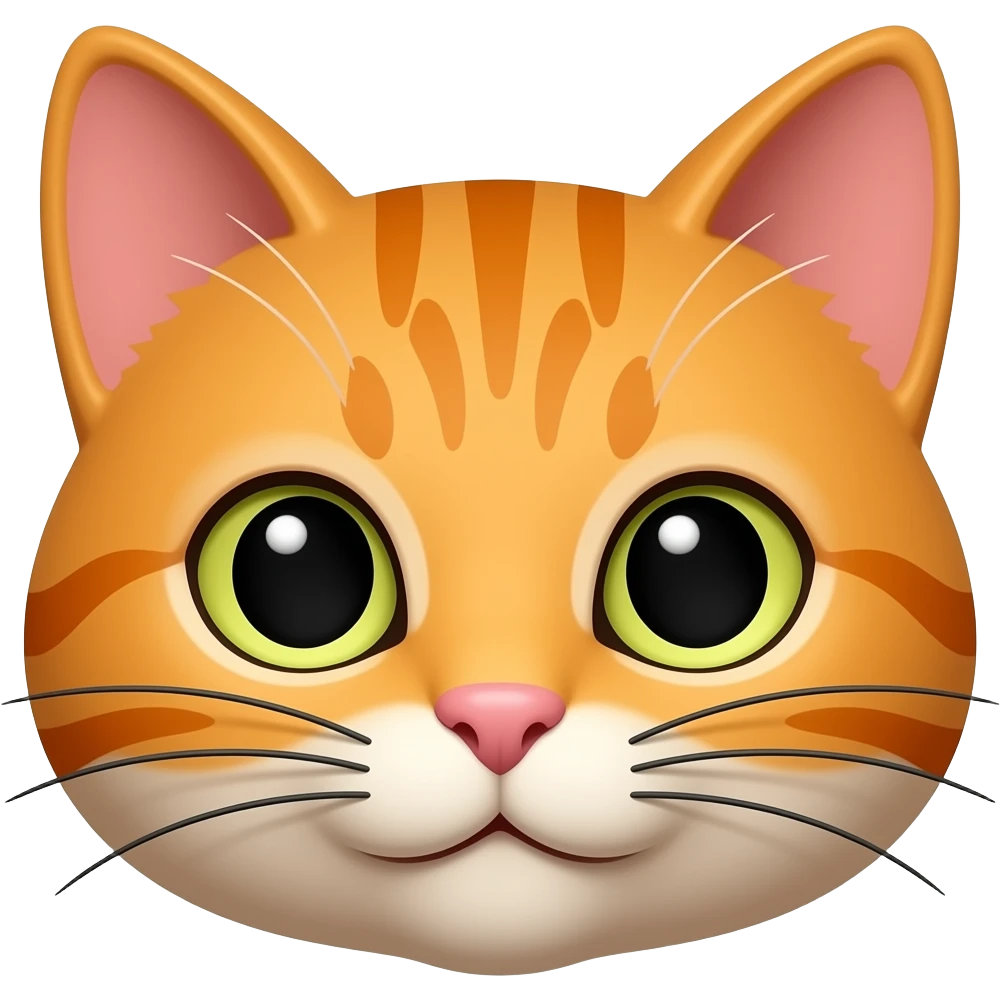 orange Cat face emoji