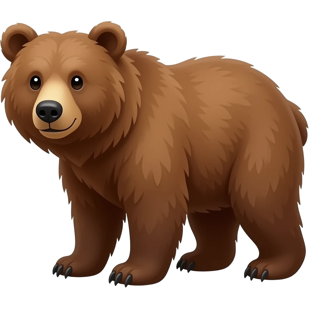 Brown bear emoji