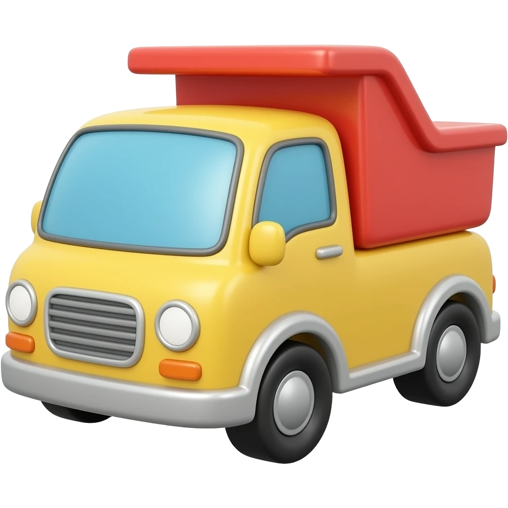 toy truck emoji