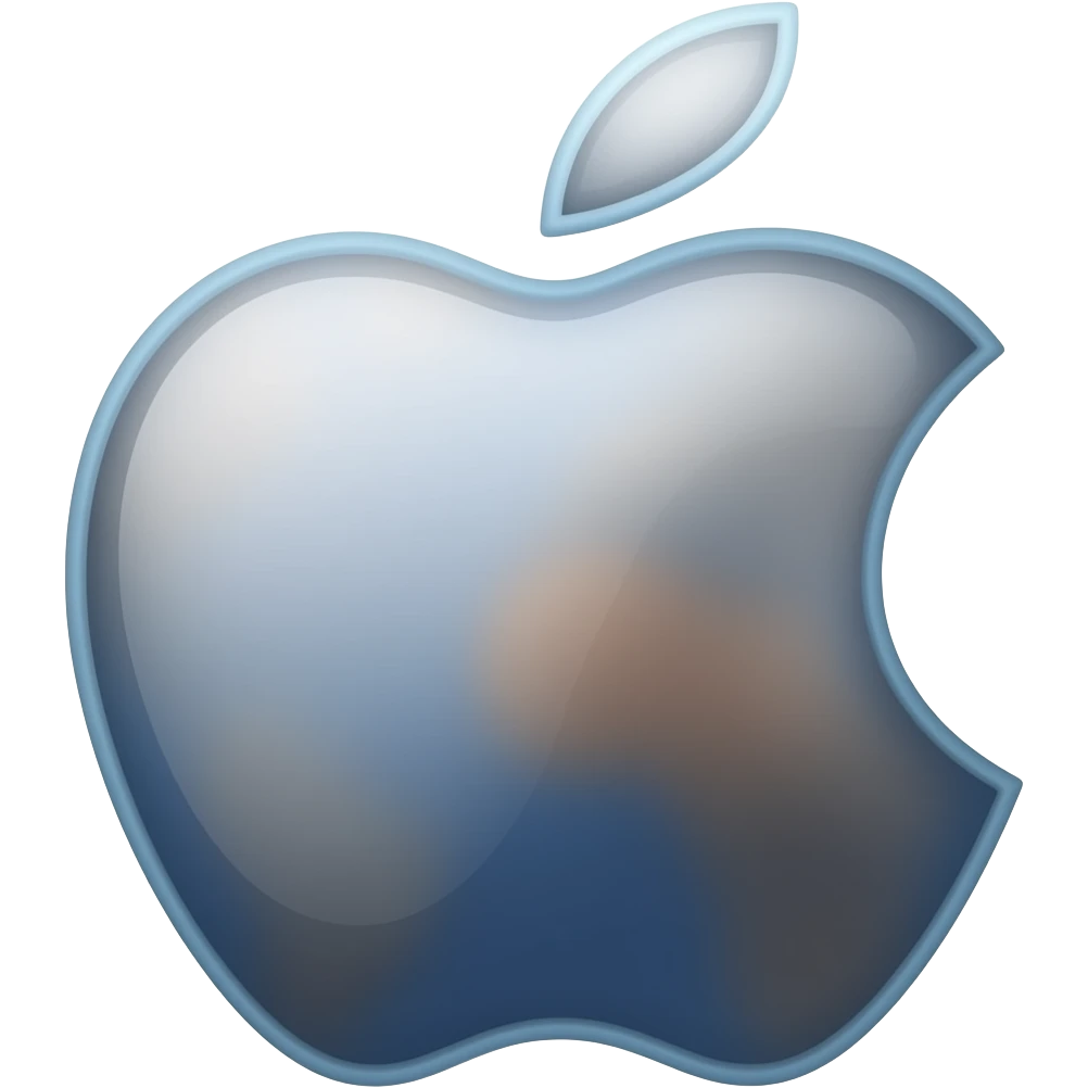 iPhone with Apple logo emoji
