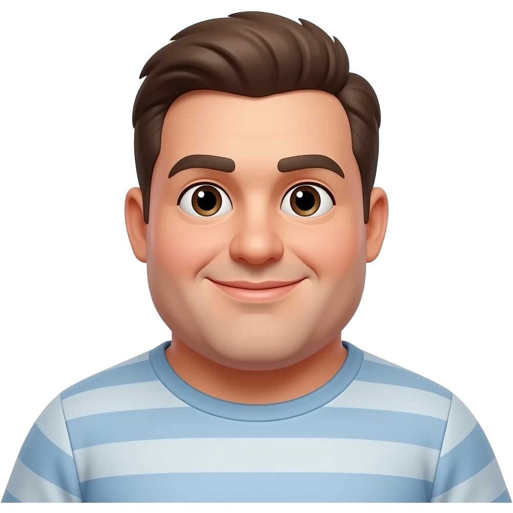 Fat man emoji