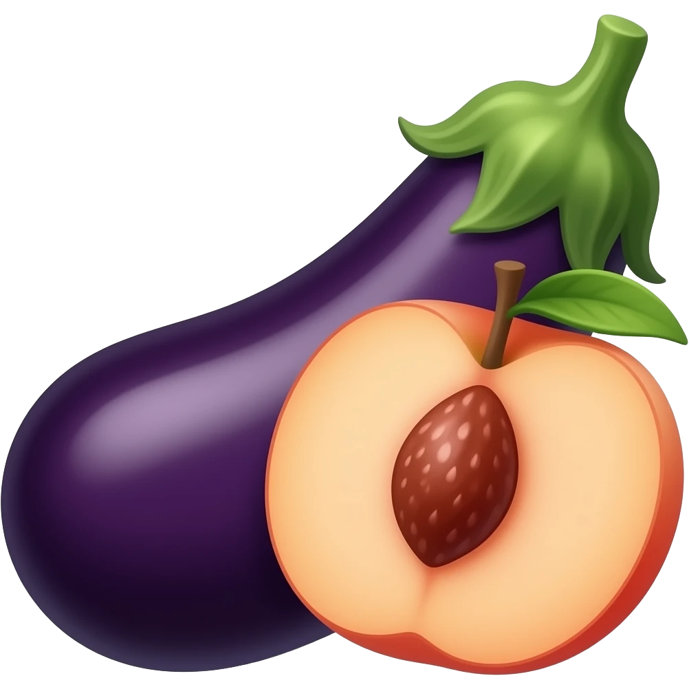 🍆🍑 emoji
