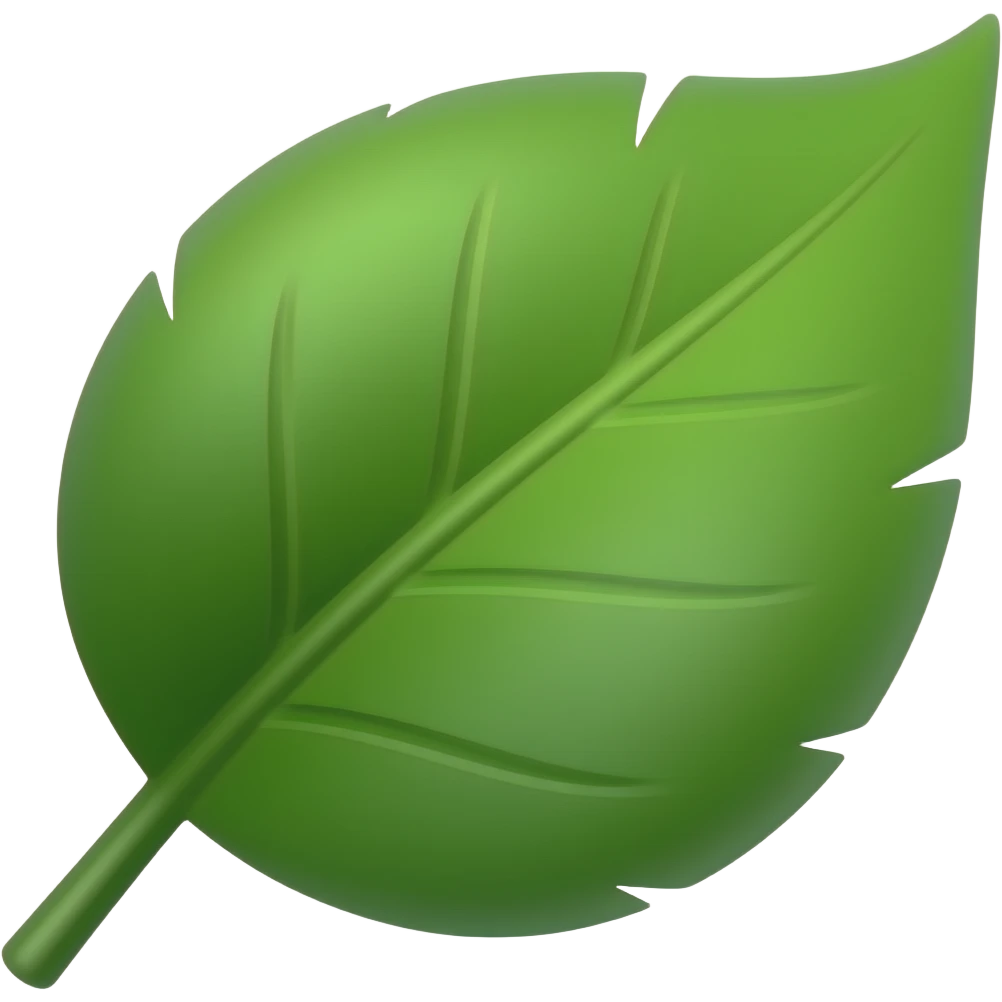 Green leaf emoji