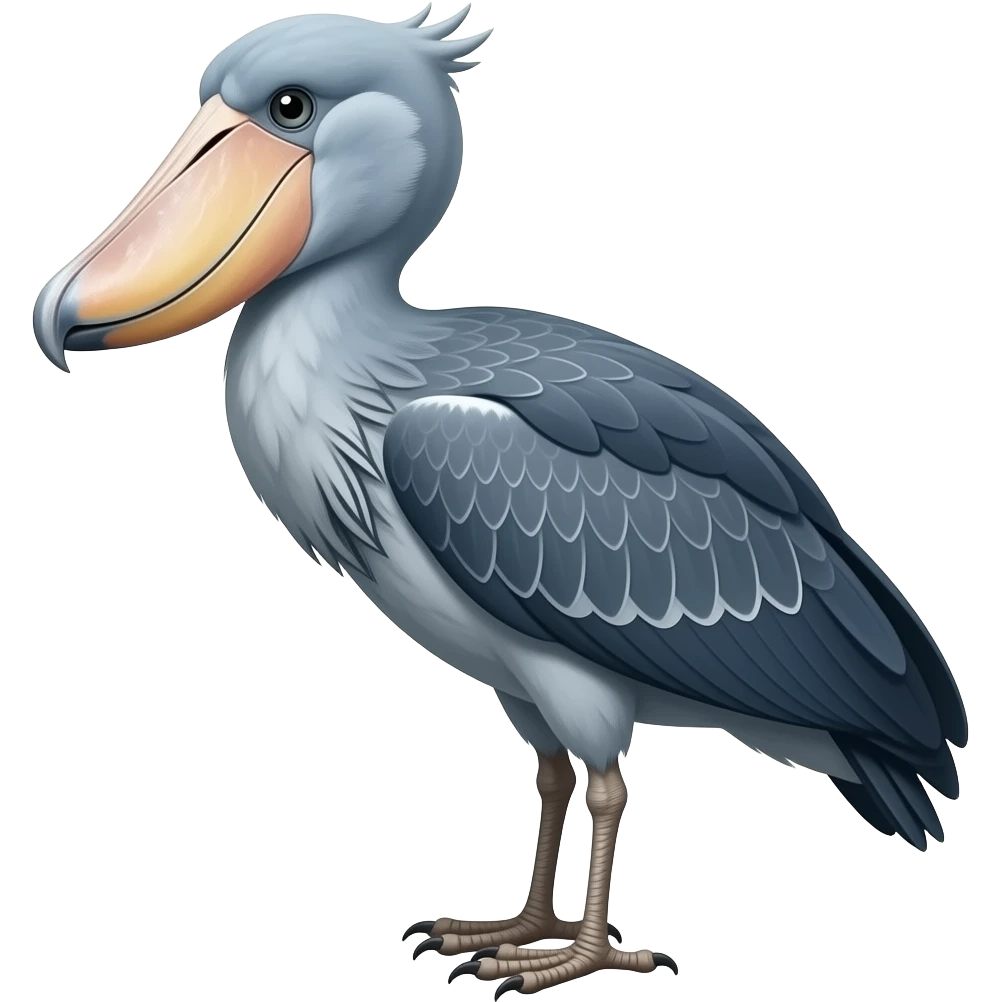 Shoebill bird emoji