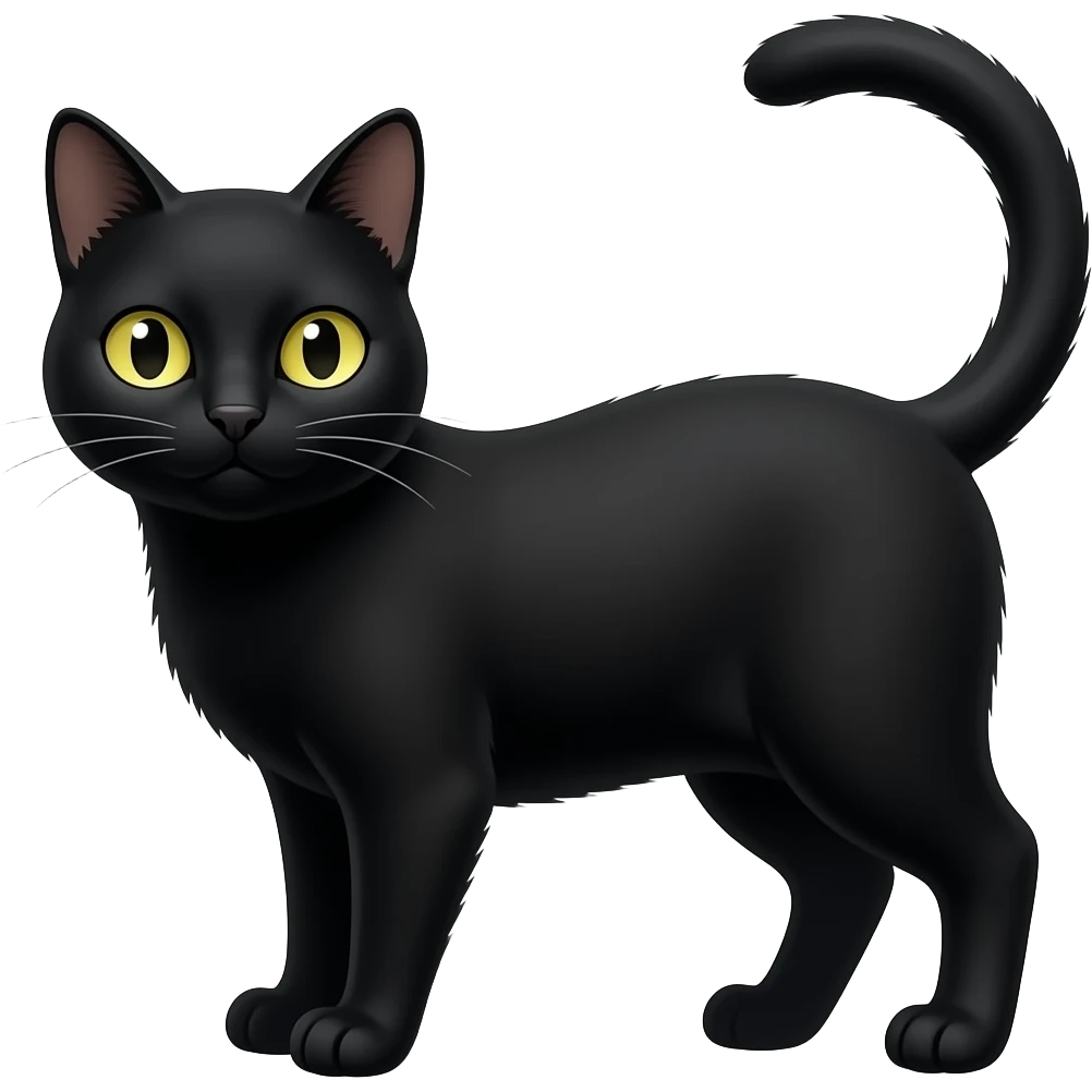 black cat emoji