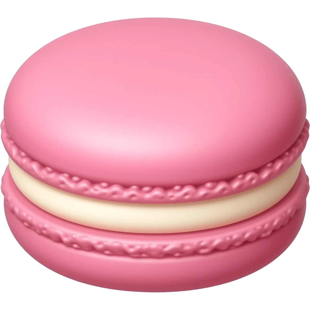 pink macaron emoji