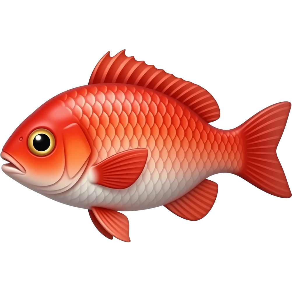 Red fish emoji