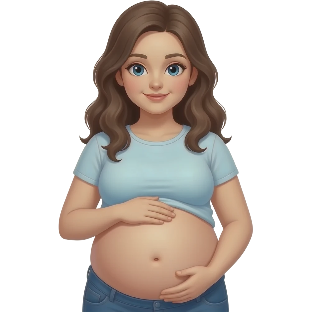 girl look at you tummy,big and full,ready to go pop,so full that a heavy fat stomach wants a gentle rub,A Bellybutton,had too much to eat,even one can’t fast but walks like one is pregnant with a baby bump sticking out and leading the way. emoji