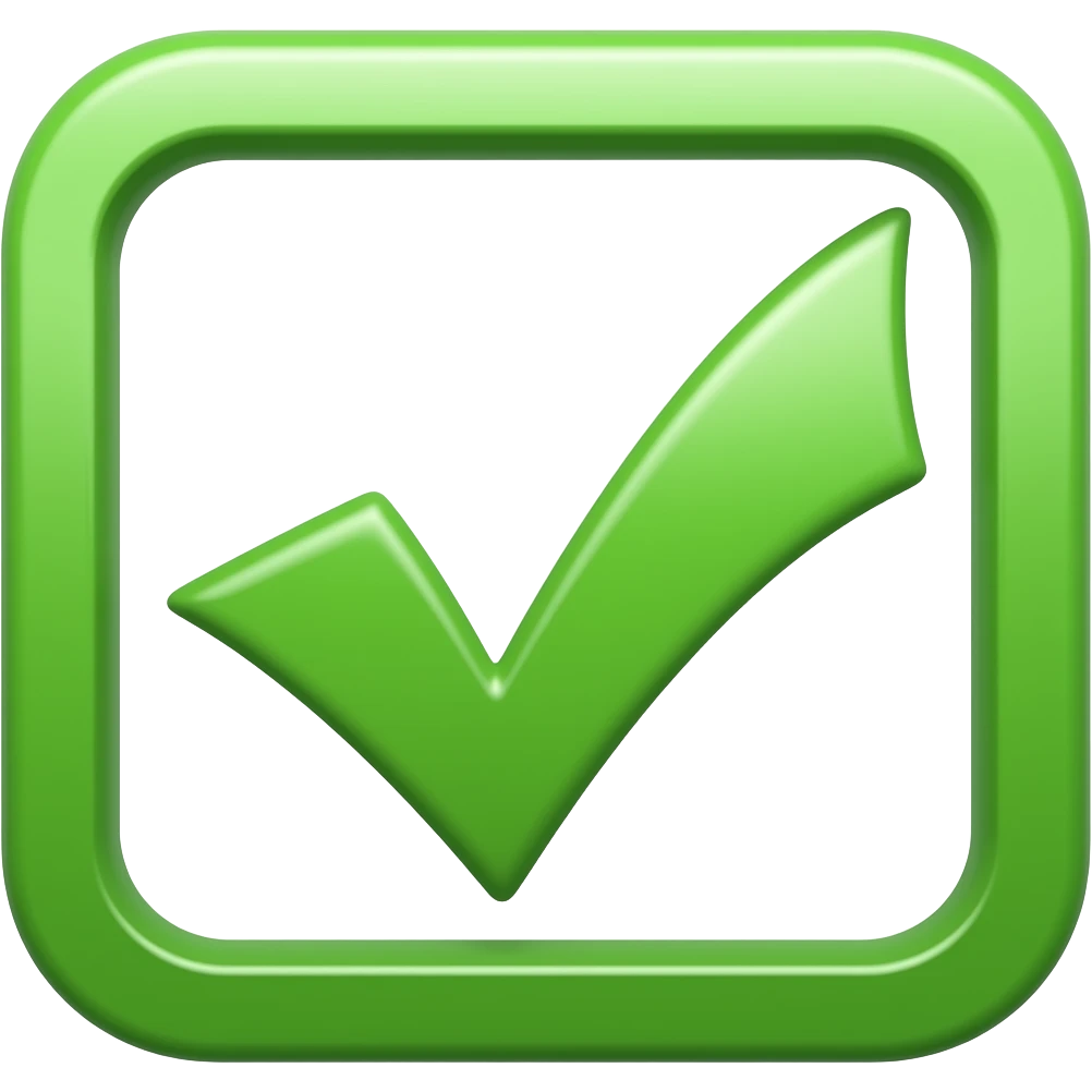 Verification tick emoji