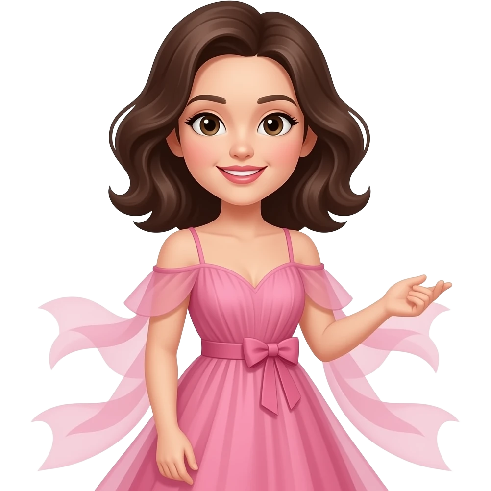 traje rosa emoji