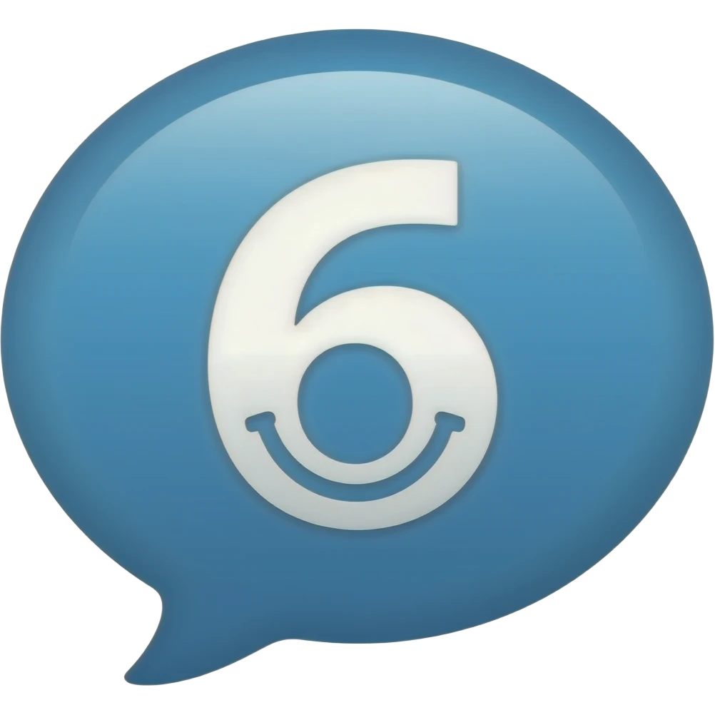 make a sweet logo for our customer service team. we are called team 6 emoji