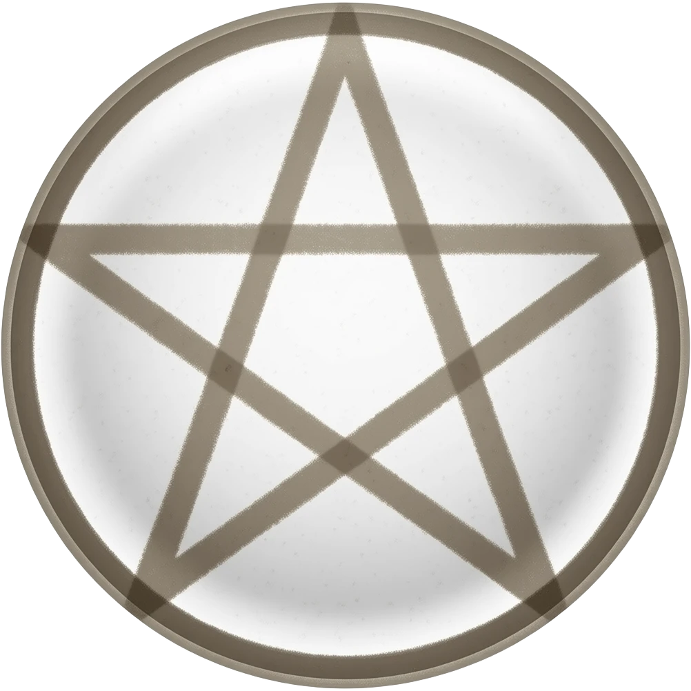 chalk pentagram emoji