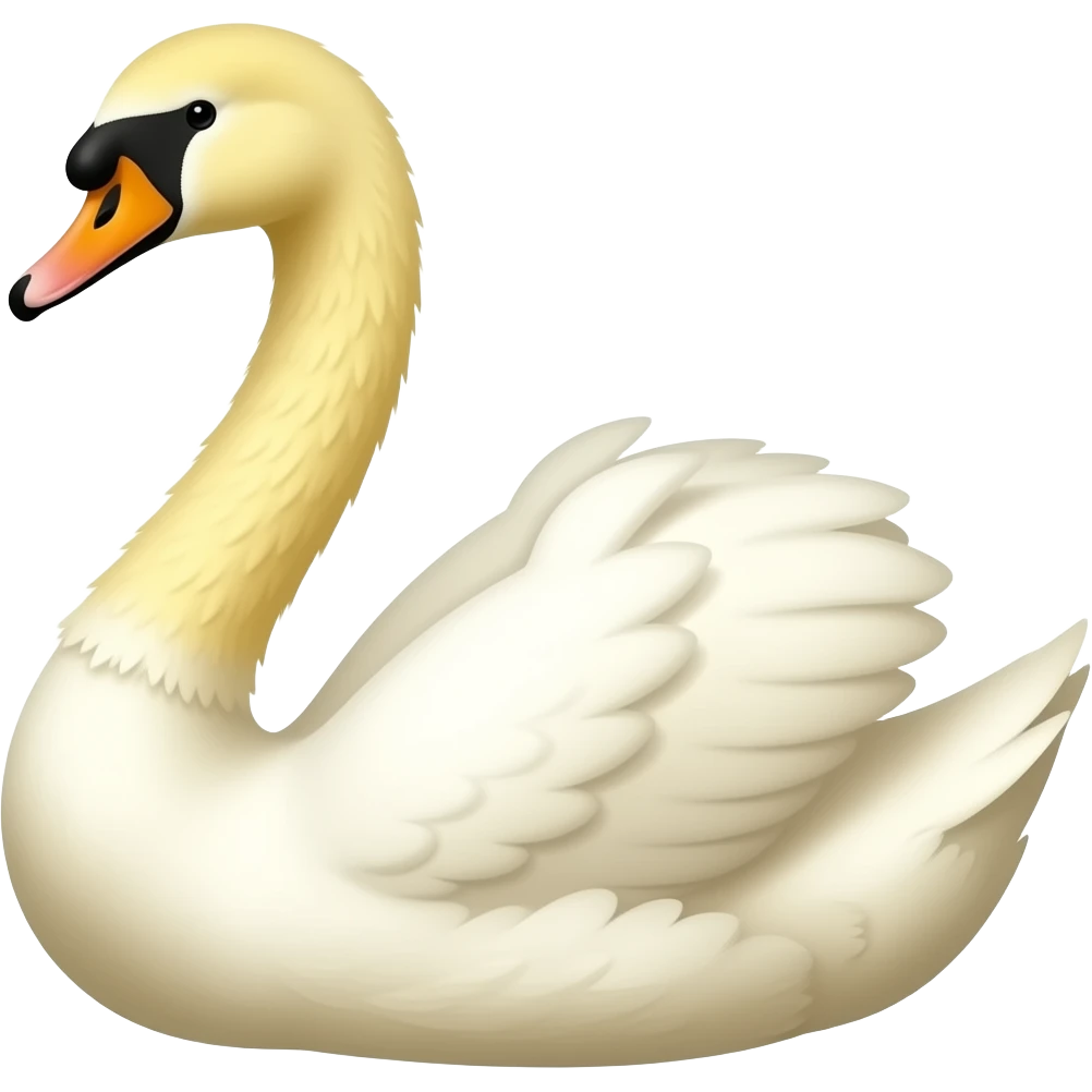 Yellow swan emoji