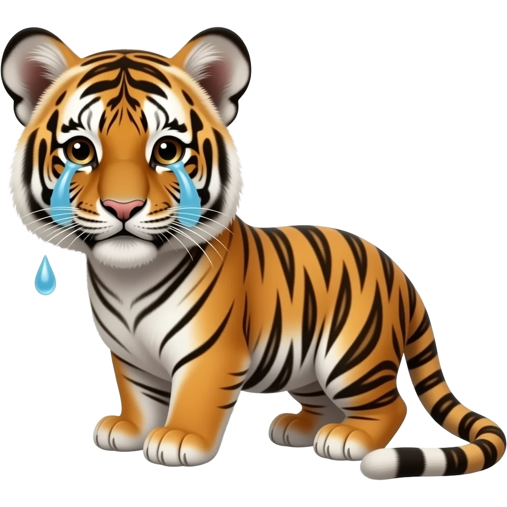 Тигр Малыш плачет бабушка успокаивает emoji