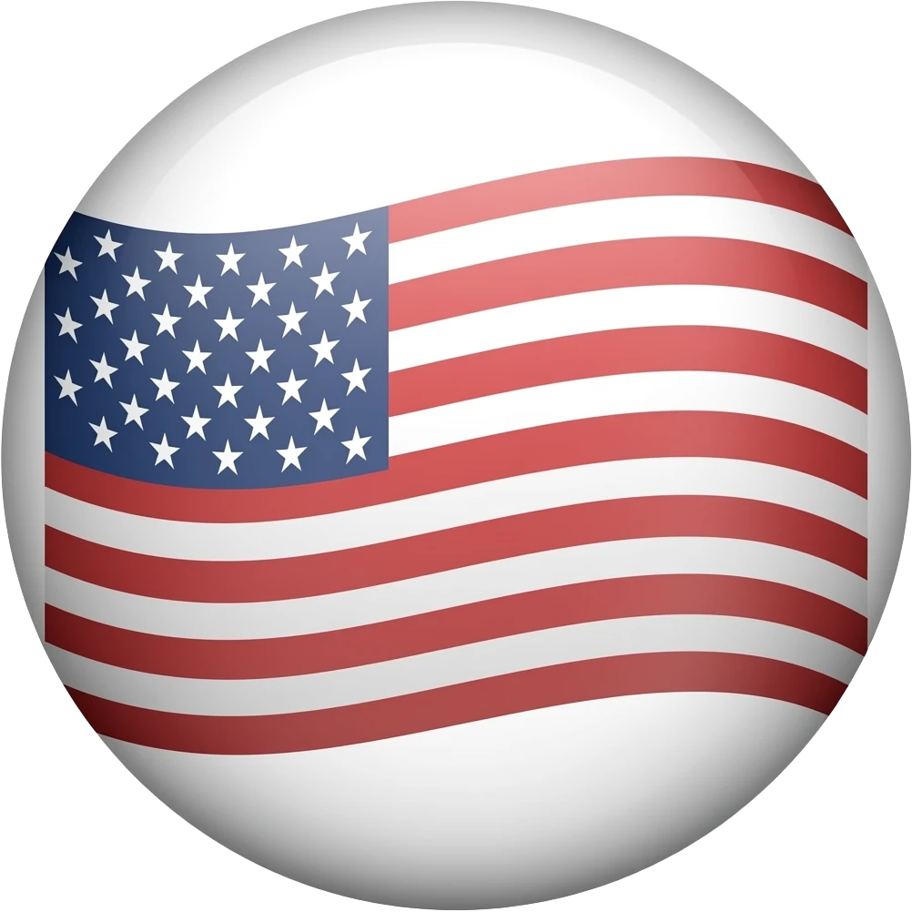 Round tip flag shape emoji