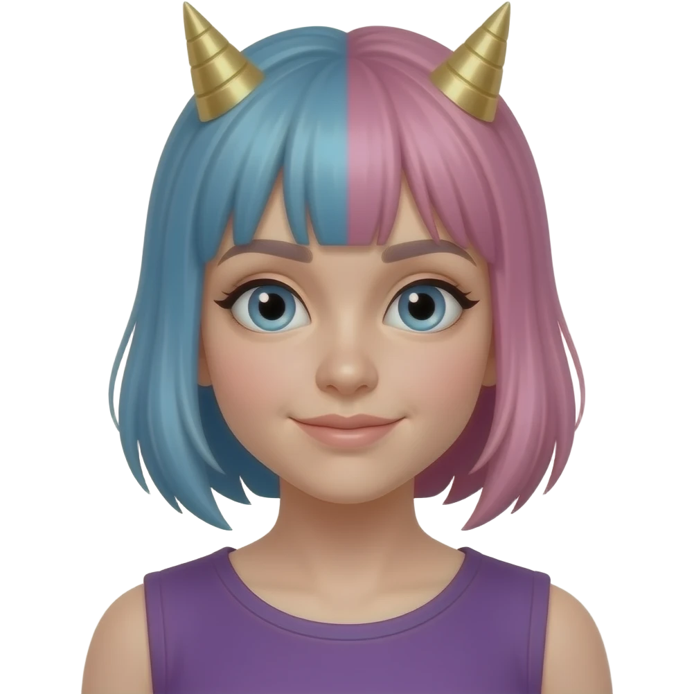 Agender girl emoji