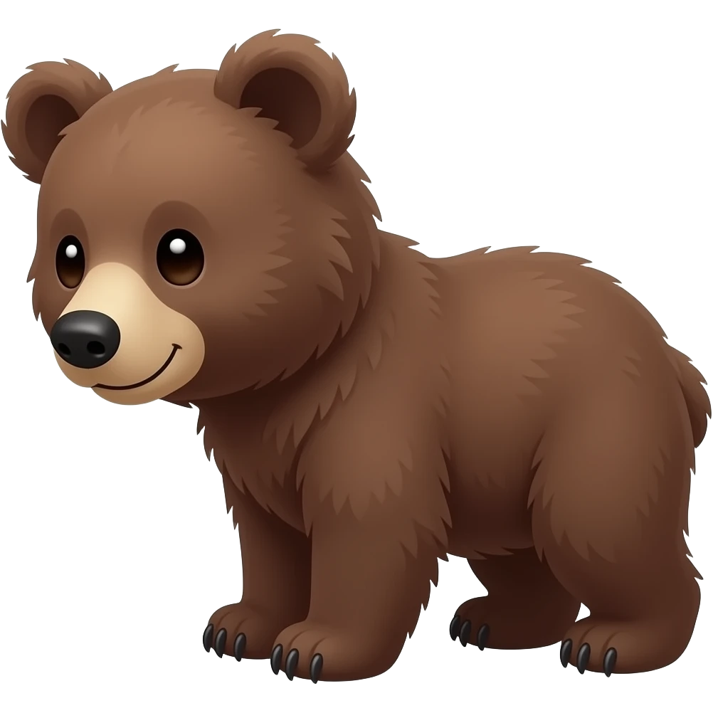 Urso de cria emoji