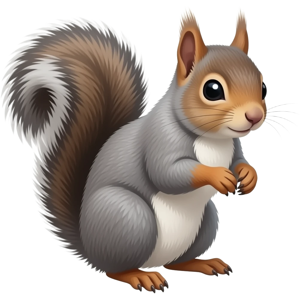 Grey squirell emoji