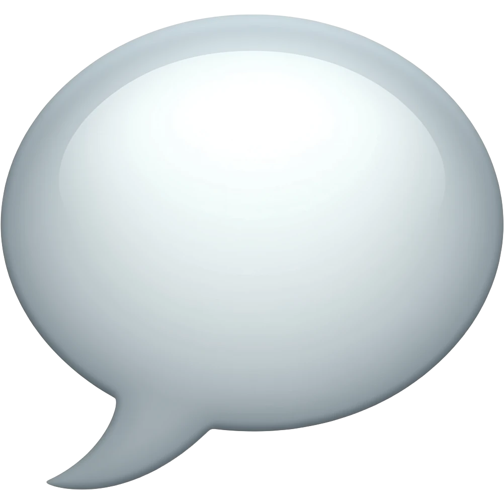 Chat bubble emoji