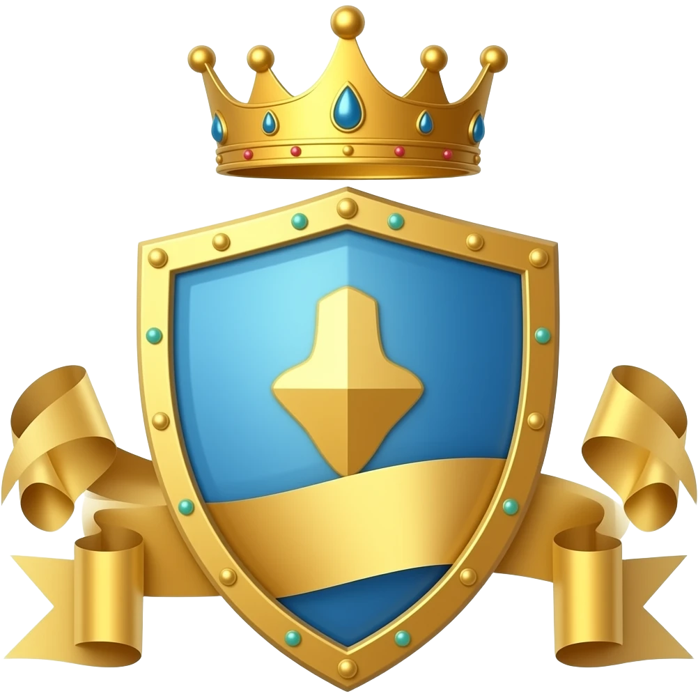 shield and crown emoji