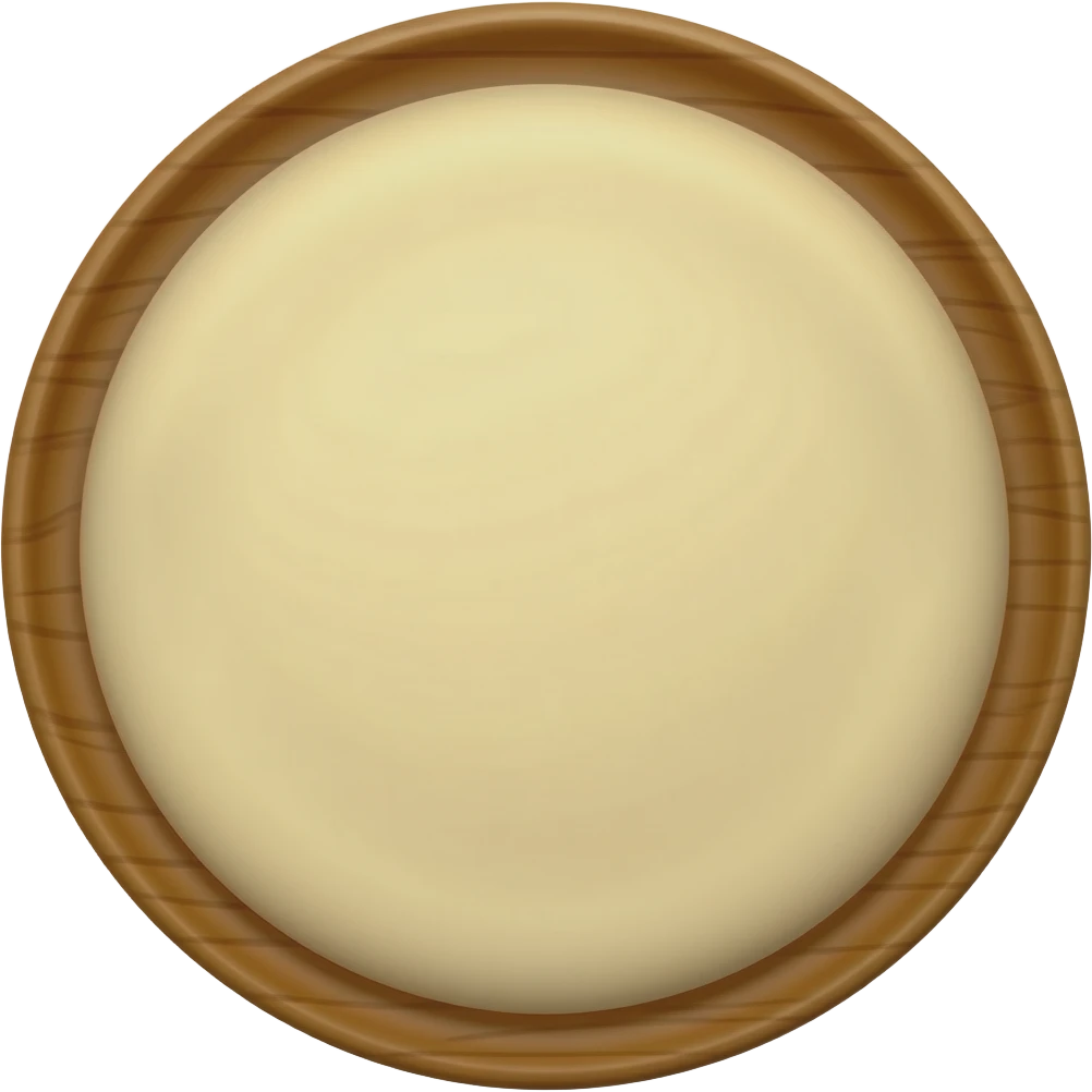 pizza dough in tray emoji